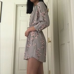 Cherry Blossom Kimono-Style Dress